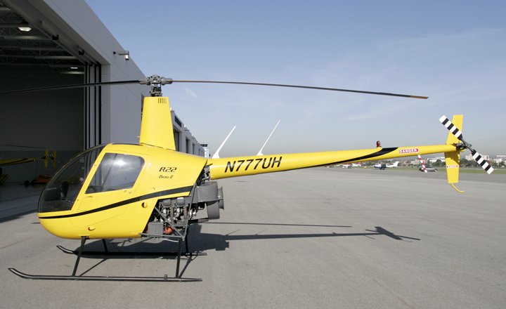 Vista general del helicptero R22 Beta II