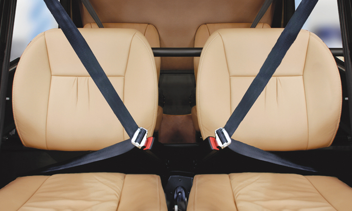 Detalle de la tapicería Detalle de la tapicería